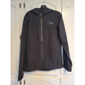 Men's SMALL, Black NORTH FACE Zip Up Hooded Jacket/ 3 Pocket W/ Adjustable Wrist